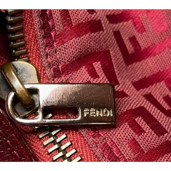 Vintage FENDI Zucchino Jacquard Handbag - Picture 12 of 15
